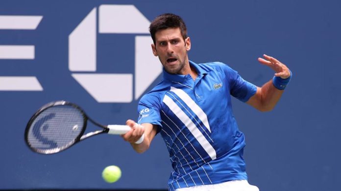 US Open 2020 Novak djokovic Kyle Edmund US Open 2020 Novak Djokovic Kyle Edmund