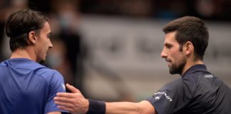 ATP Vienna: Sonego si traveste da Djokovic. Numero 1 battuto in due set ATP Vienna Lorenzo Sonego Novak Djokovic