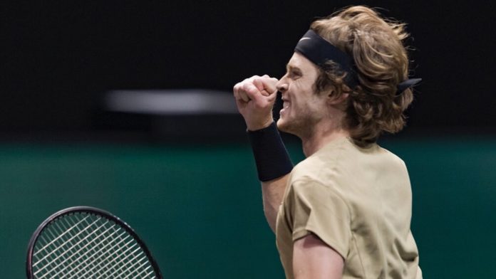 ATP Rotterdam 2021 Andrey Rublev Marton Fucsovics ATP Rotterdam 2021 Rublev Fucsovics