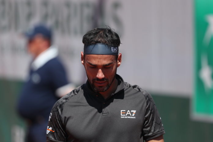 Roland Garros 2023 Fabio Fognini