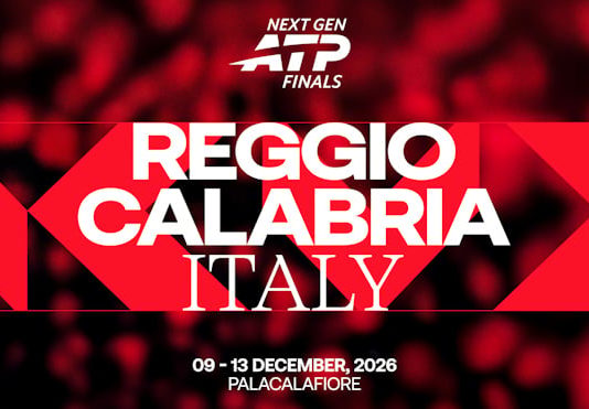 Next Gen ATP Finals 2026 a Reggio Calabria: il torneo torna in Italia